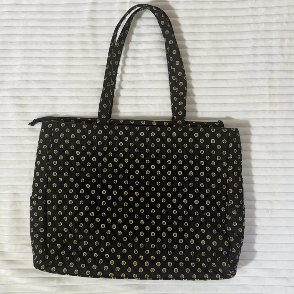VTG Vera Bradley Metropolitan Laptop Tote Bag retired 